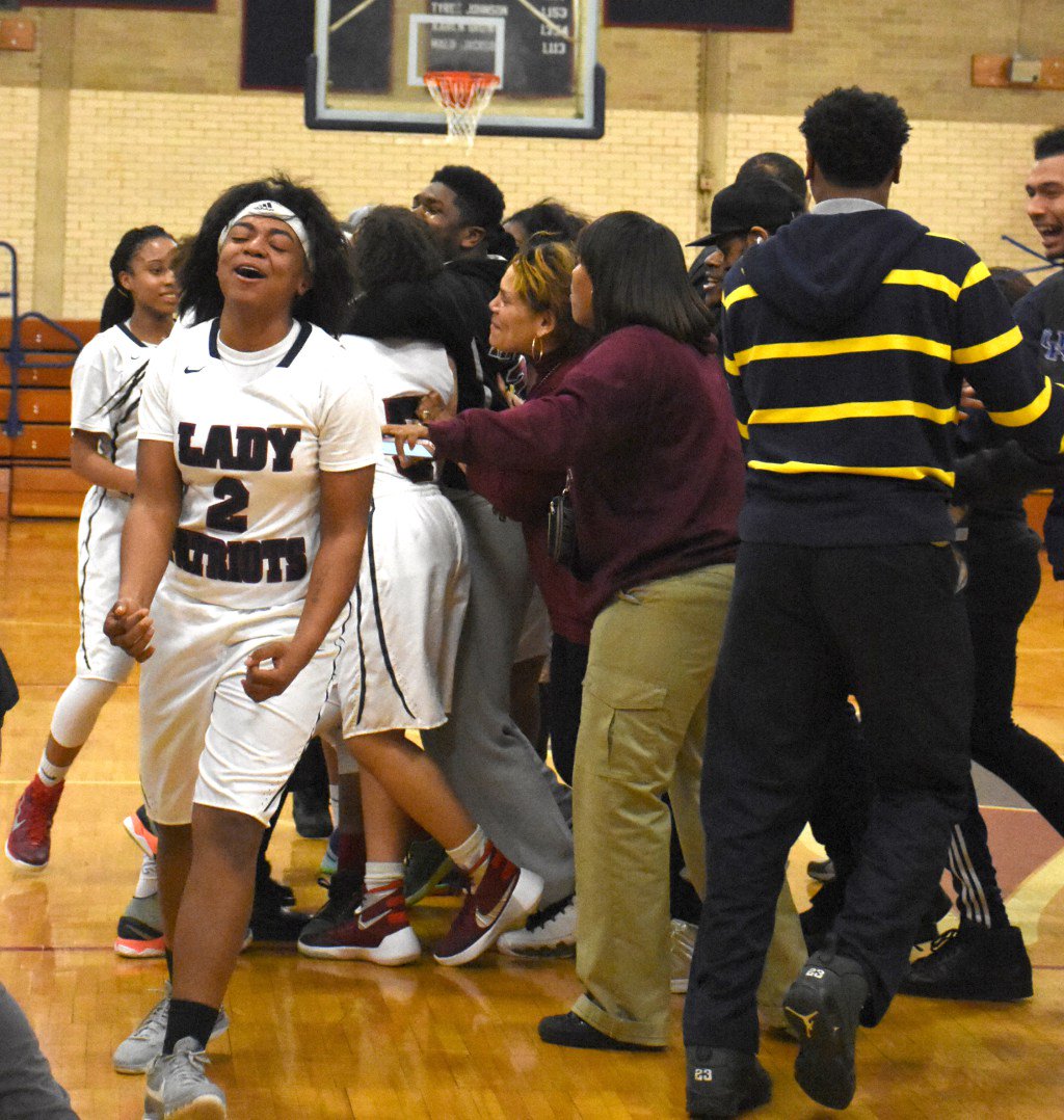 PaPrepLive's tweet photo. Hairston banks winning shot, sends @PWLadyPatsBball to states (by Harry Chaykun) https://t.co/LBwyUKC4AO https://t.co/HHAz8IsoCg