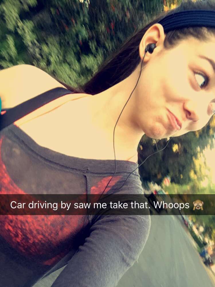 Kira On Twitter Was Taking Selfies On Snapchat On My Walk To Yoga 