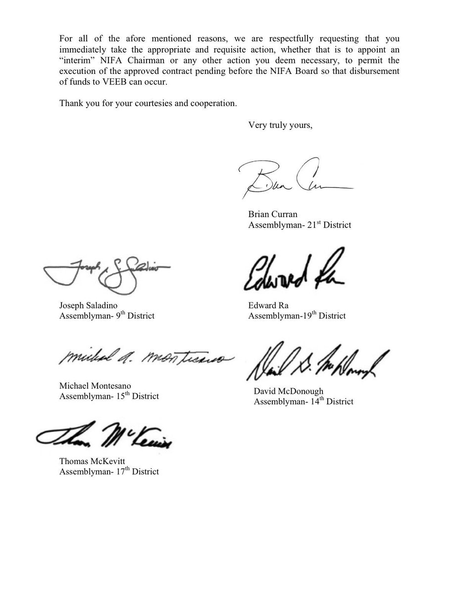 Thx <a href="/BrianCurranNY/">Brian Curran</a> <a href="/AsmMontesano/">Michael Montesano</a> <a href="/EdwardRa19/">Assemblyman Ed Ra</a> <a href="/josephsaladino9/">Supervisor Saladino</a> for looking out for the volunteer fire service.