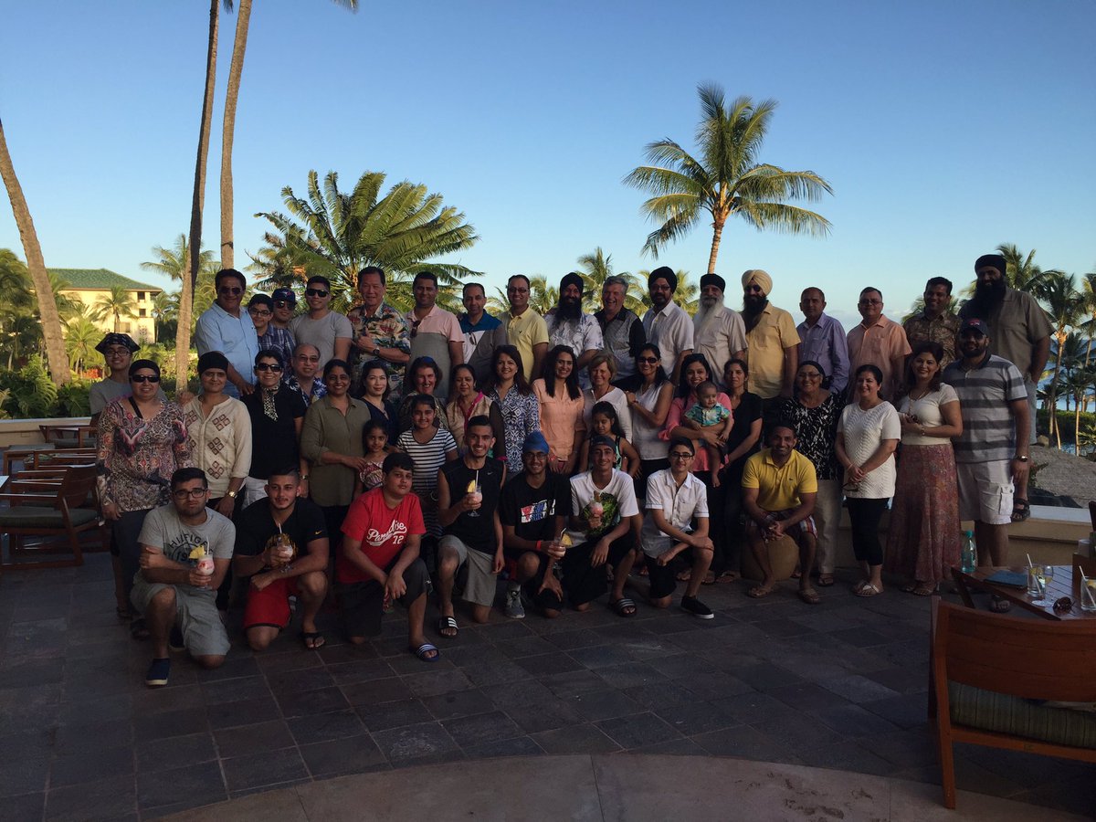 harshminder's tweet photo. Our champions in Hawaii. Let's focus on 100 families in Hawaii next year. https://t.co/JEe7Pr5Tpu
