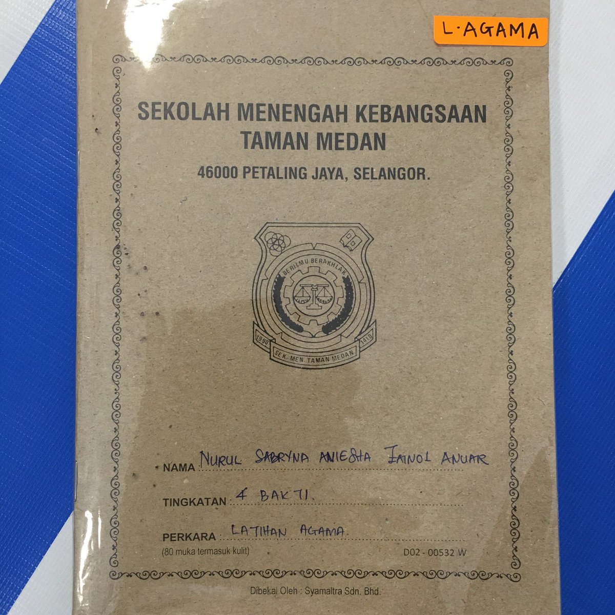 Gambar Blog Kad Kahwin Murah 20 Buku Latihan  Size 4x9 