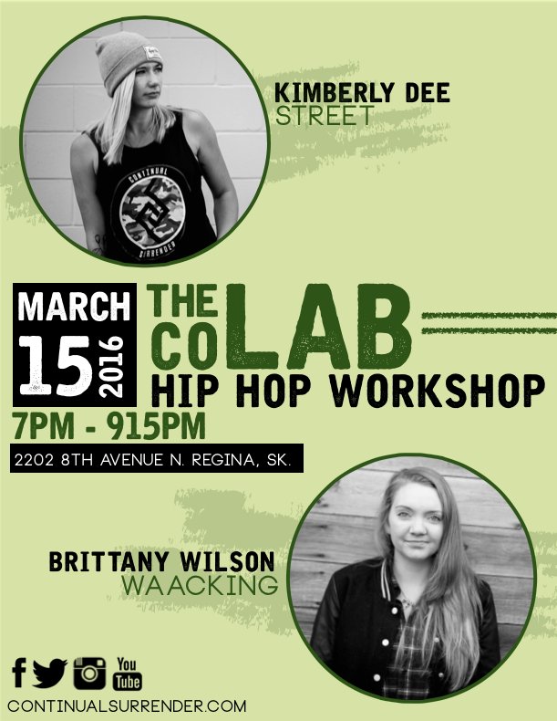 CSDanceCrew's tweet photo. #YQR Hip Hop Workshop coming up on March 15th. #hiphop #dance #workshop #waacking #Street https://t.co/EZ4VZMixl3