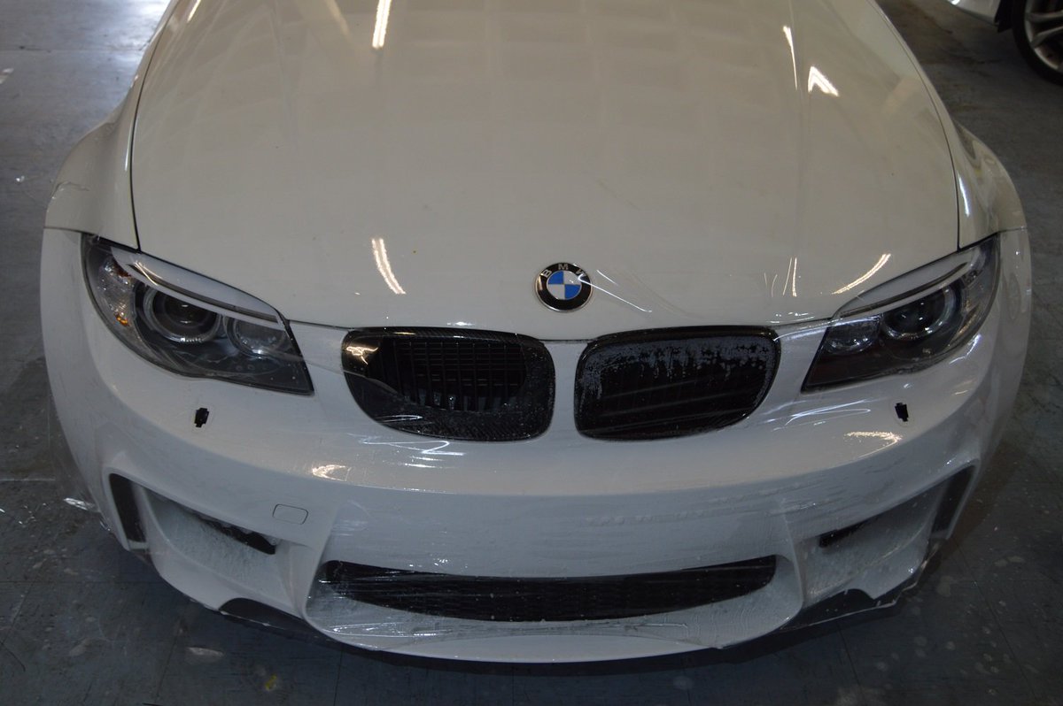 VPSRandburg's tweet photo. #BMW #1M at #VPSRandburg. VPS replacement on bumper after being scuffed. Needles to say the VPS took all the damage! https://t.co/0xtcbeoNvi