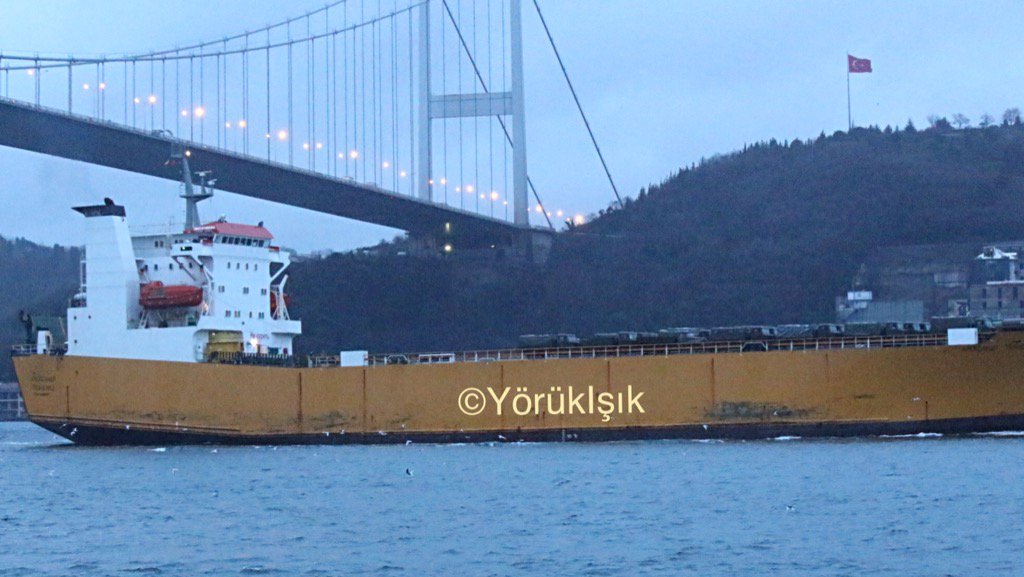 Russian government chartered RO-RO continues to file false AIS data, Supposedly Limassol-bound but going to #Tartus