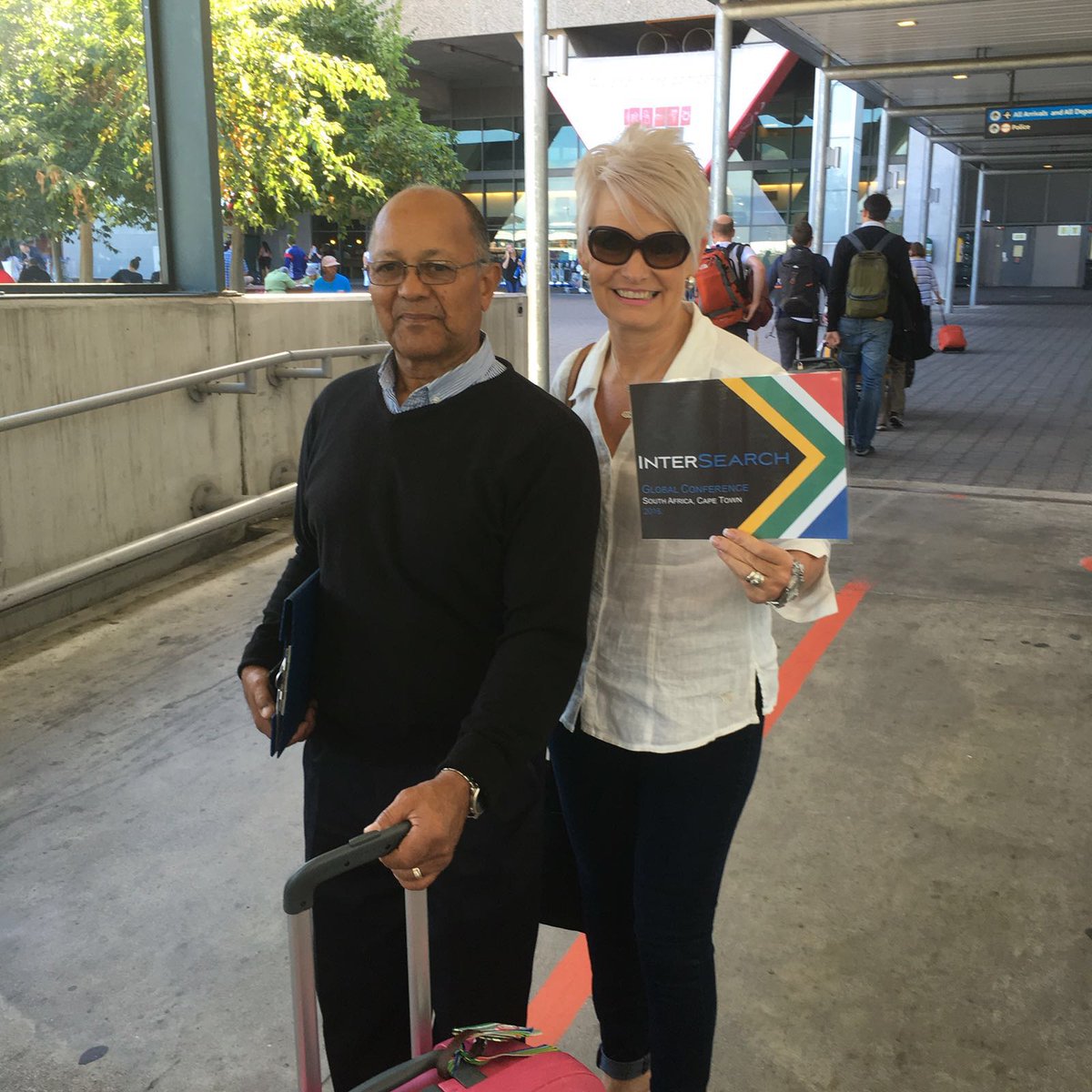 desbakermcd's tweet image. #intersearch. ....arriving in Cape Town