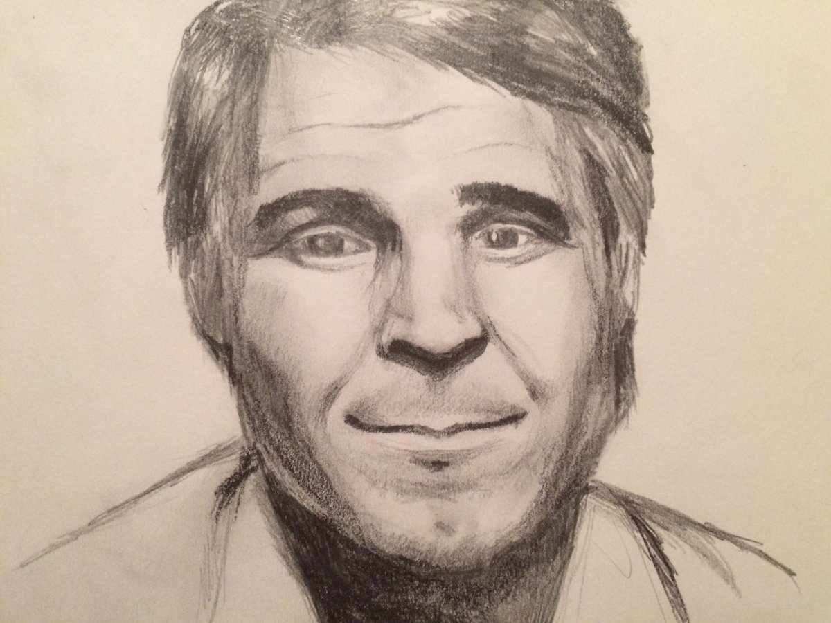 jacklynnmorey's tweet photo. Sketch of Steve Martin.
Graphite on paper. 
#stevemartin #art #sketch https://t.co/miSlYQpNoQ