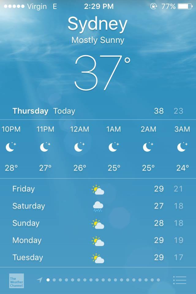 Worm_It_Up's tweet photo. looks like i'm not going to be sleeping until about 3am #sydneyheatwave https://t.co/AjW0mLAAN1