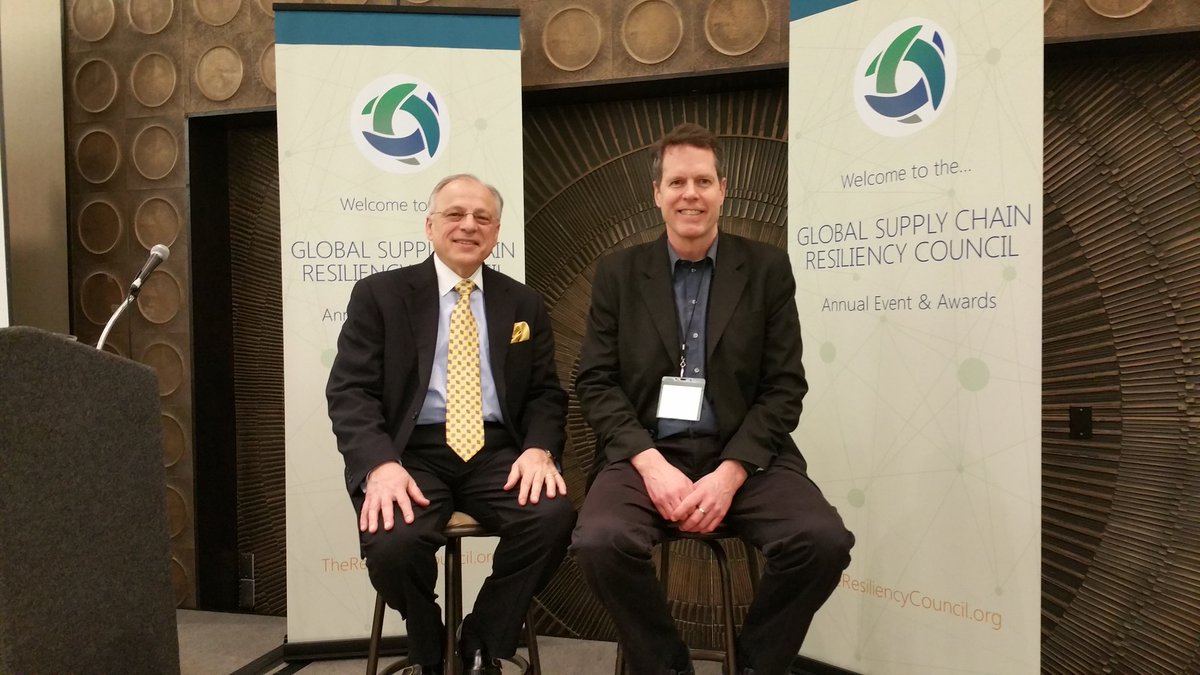 TomWardNY's tweet photo. Great to share the stage with Lou Ferretti at #resiliency2016 Lou had 120 set of eyes on him to share IBM experience https://t.co/du3I9gSDRr