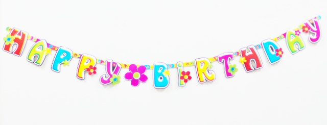 Premium Flannel Banner-HBD
Panjang keseluruhan 2.8m. Warna-warninya ceria :)
titanbaking.com/product.php?a=…