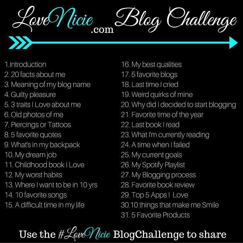 NicietheSheEOh's tweet image. Join me for the #lovenicieblogchallenge for the month of march! #buildyourcontent #blogbeginner