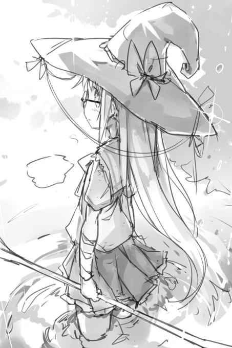 今日は AOSORAさんと一緒にテーマ絵を遊んでいた
テーマはロリ+魔法使い+メガネ........
.....................なにこれ wwwww
ま...完成度はちょっとひどいです 