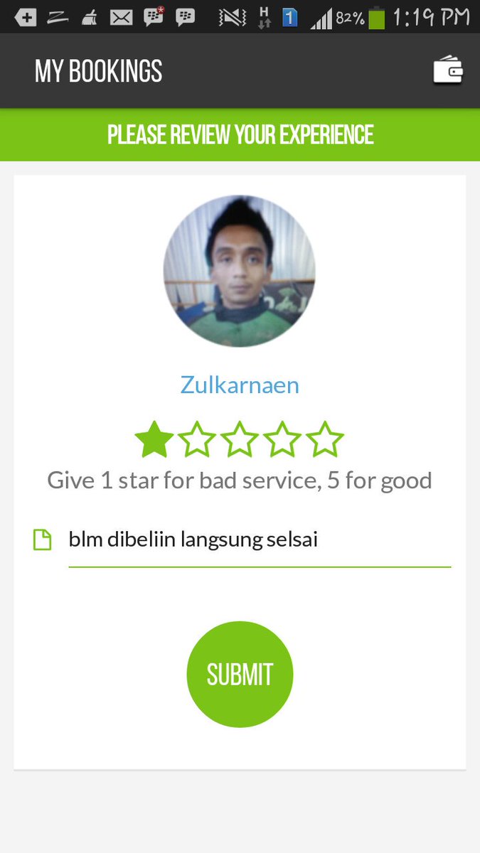 slowbho's tweet photo. @gojekindonesia pickup selsai..blm dibeliin orderannya https://t.co/Gr1uyYP495
