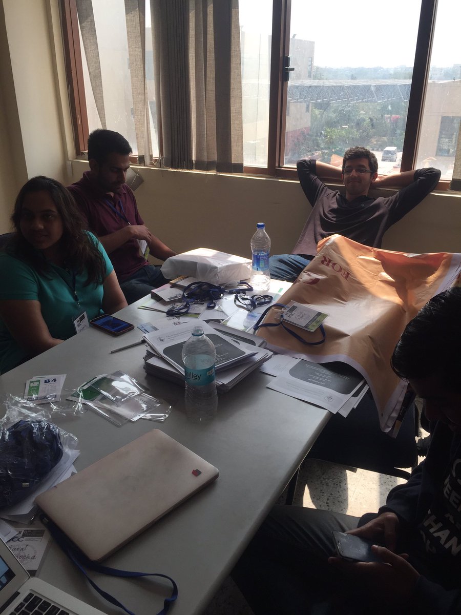 IndianPreMoot's tweet photo. Calm returns after the scare. All was well #behindthescene #IndianPreMoot #KoiTohPadhLo #HappyPeeps https://t.co/FrWBJzAoIV