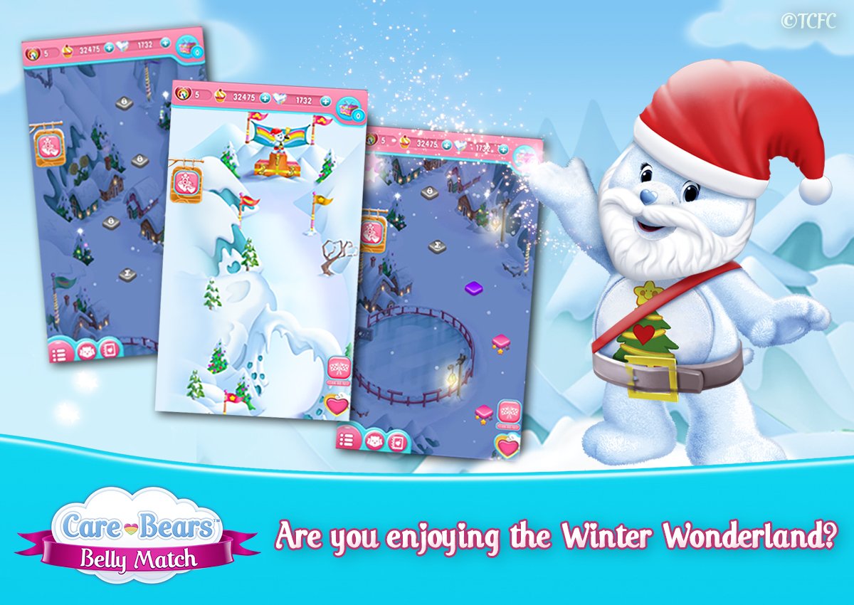 CBBellyMatch's tweet photo. Retweet if you have played the #Exclusive #Winter Wonderland @CareBearsFriend #BellyMatch https://t.co/oN5f9DuQi9