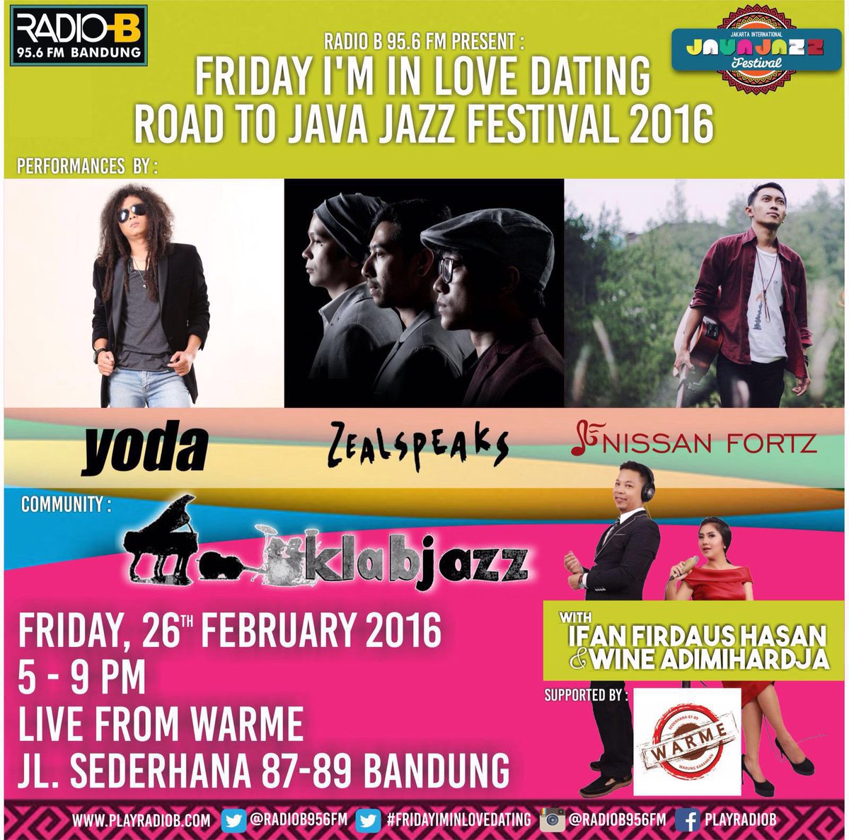 Penggemar jazz, nongkrong hari jumat sore, silahkan bersenang2