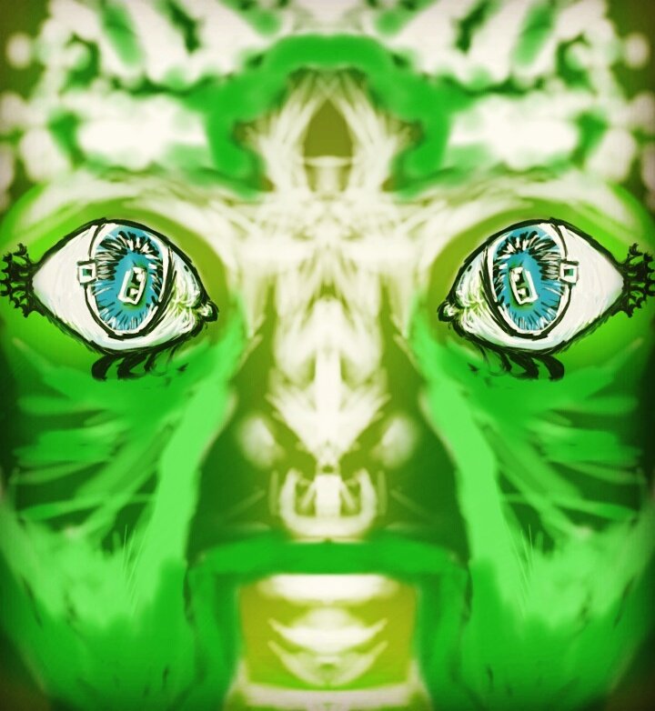 MandalorianCelt's tweet photo. #graffiti #art #sketch #cartoon #comics #urbanart #magic #runes #fantasy #absinthe #greenfairy #eyes #filterhefe https://t.co/qbHmQN9zaz