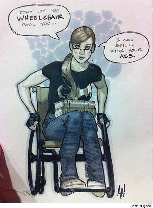 Risultati immagini per dont let the wheelchair fool you