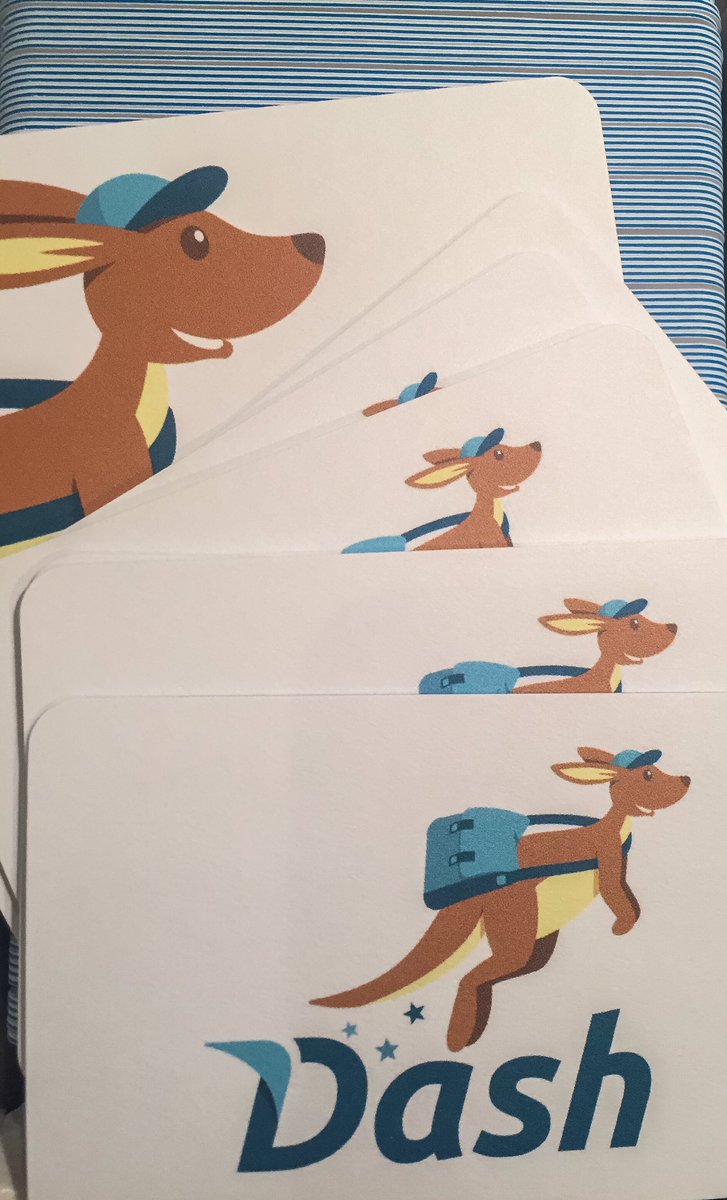 dashthekangaroo's tweet photo. Hey Dash! We scored new business cards from @MOO #recruiting #hiring #offcoloreggshell @americanpsyhco https://t.co/XsPyr1U7EX