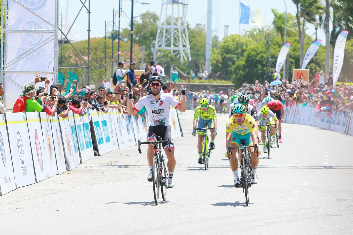 <a href="/PaliniAndrea/">palini andrea</a> vince su <a href="/AndreaGuardini/">Andrea Guardini</a> la 2^ tappa del #TourDeLangkawi   goo.gl/VvqIA8