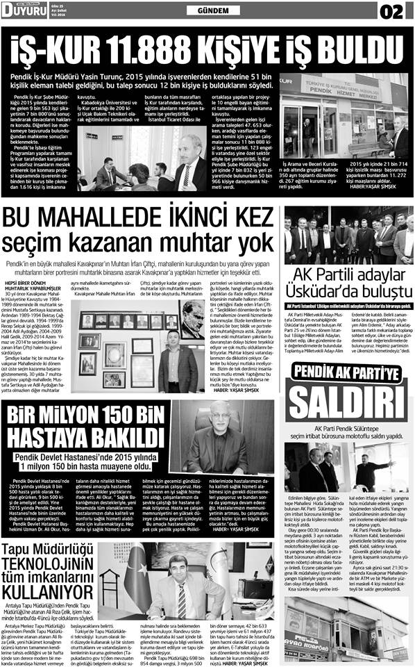 Duyuru Gazetesi'nin 677'inci sayısı okurlarıyla buluştu