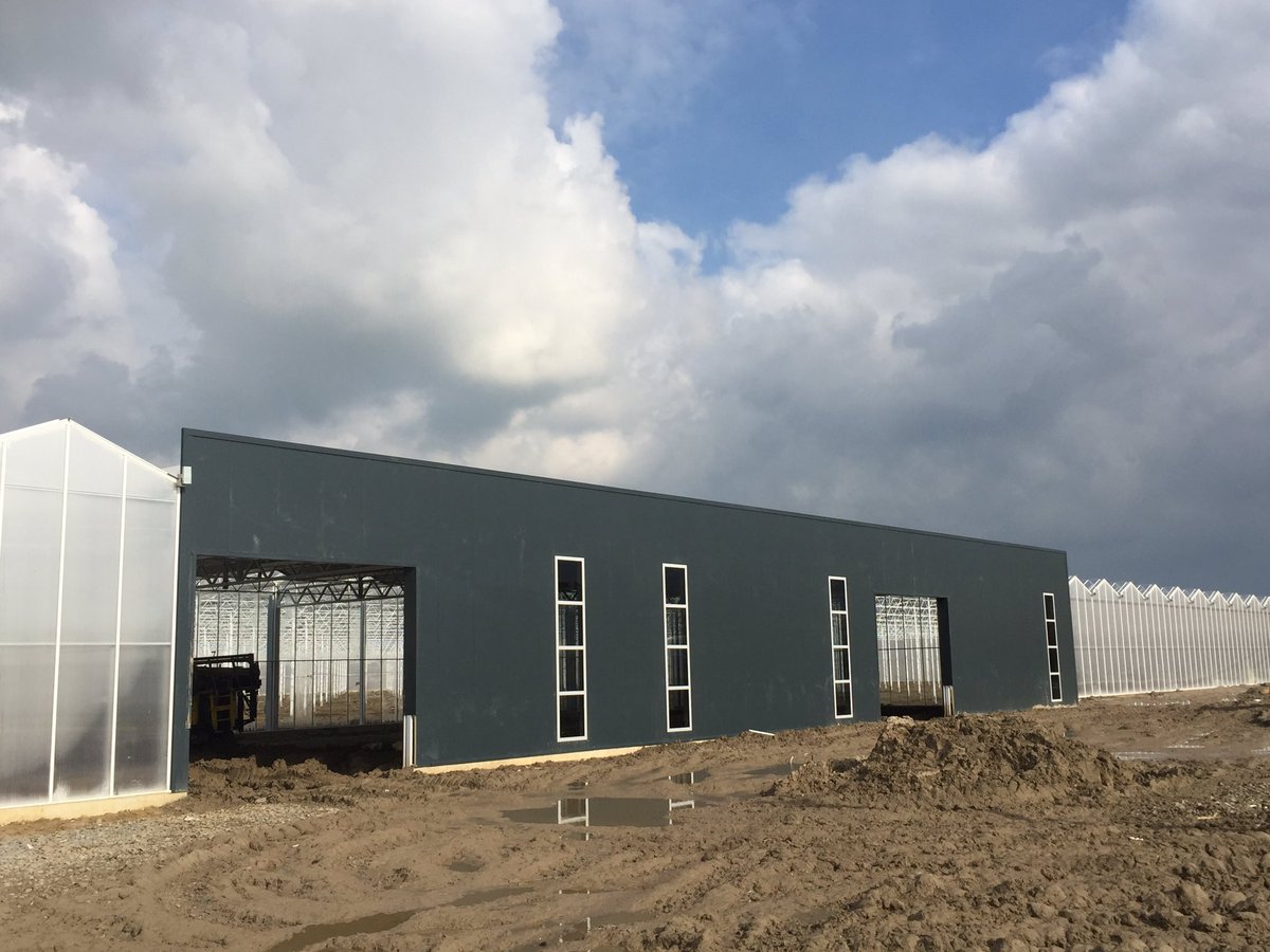Havecon's tweet photo. Loods bij #Houvark is klaar. Mooie strakke en tijdloze uitstraling https://t.co/C1ryzFX9kE