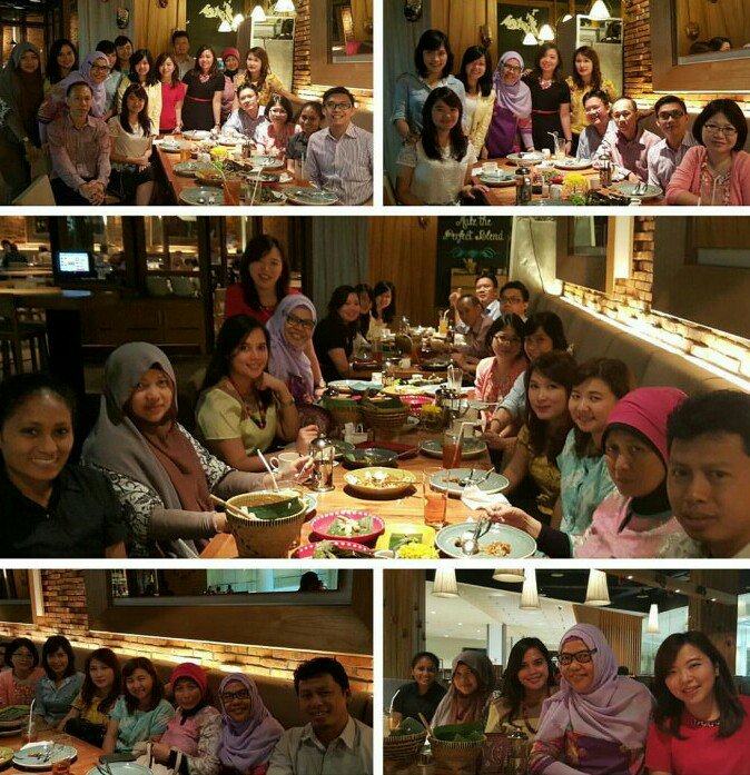 Kemeriahan makan bersama teman seperjuangan di kantor! Photo oleh Dian Rahayu Danawati #restoranjakarta