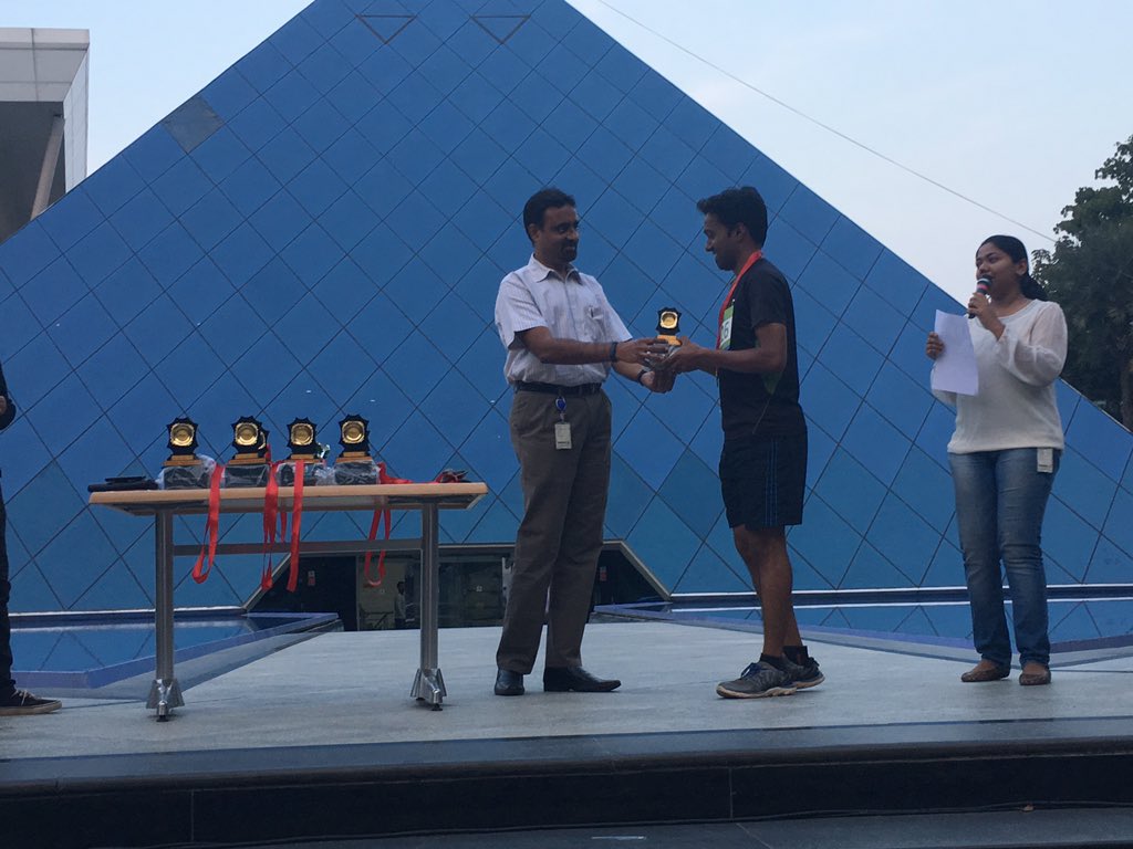 InfosysCareers's tweet photo. Winners of the 2.5 km in the men's category. #OneInfyRun https://t.co/91k60ttZns