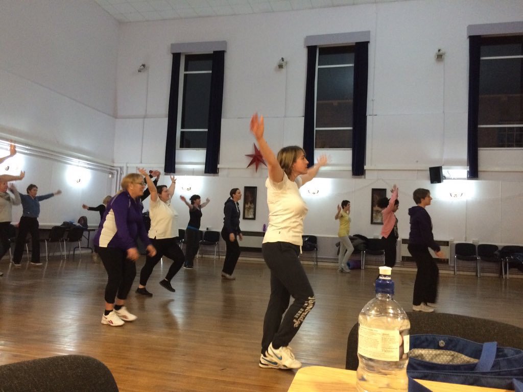 Why not come along and try Zumba on a Monday night with <a href="/Kimberley_h_xx/">Kimberley</a> only £4 per session. 6:30pm 💪🏼