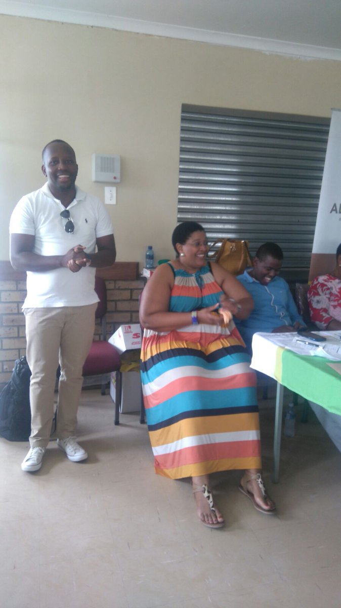 DLRRD_za's tweet photo. @DRDLR_online Deputy
Directors Mr Makhaphela &amp; Ms N Zokufa in EC office where
delighted to be part of the campaign https://t.co/GKaJM77tiG