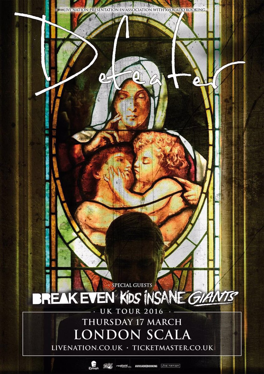 We announced this killer show in London yesterday happening with <a href="/Defeater/">Defeater</a> <a href="/breakevenAUS/">Break Even</a> March 17th!