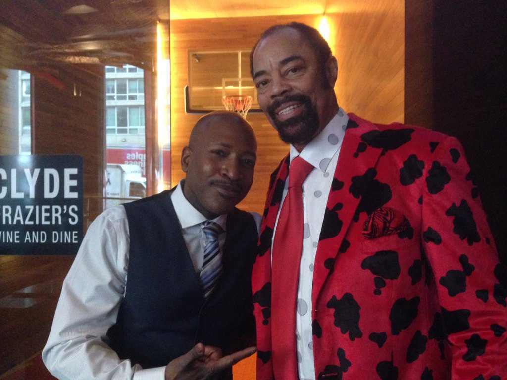 Fox5GDST's tweet photo. Catch @AntwanLewisTV interview with basketball champion @WaltFrazier @ClydeFraziersWD Friday night 10:30p on FOX 5 https://t.co/4j6PnGsHc4