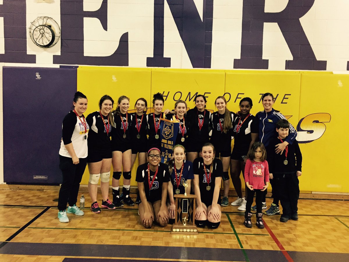 coachbalson's tweet photo. A Henry Sweep!! Junior and Senior LOSSA champs!Amazing job girls🏆! Good luck to our Seniors on their way to OFSAA🏐🏐🏐 https://t.co/E81XKoVyg3