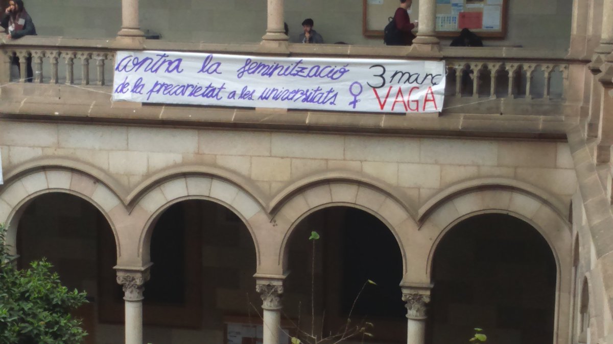 Contra la feminització de la precarietat #VAGA3M #JuntesHoPodemTOT