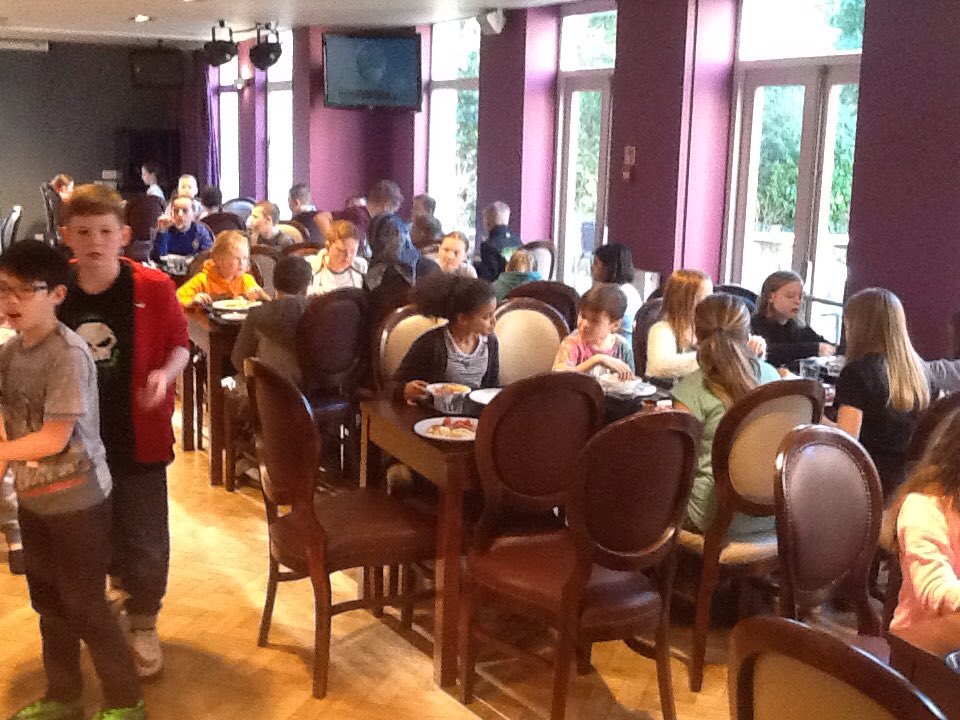 All awake and enjoying a full cooked breakfast :)!