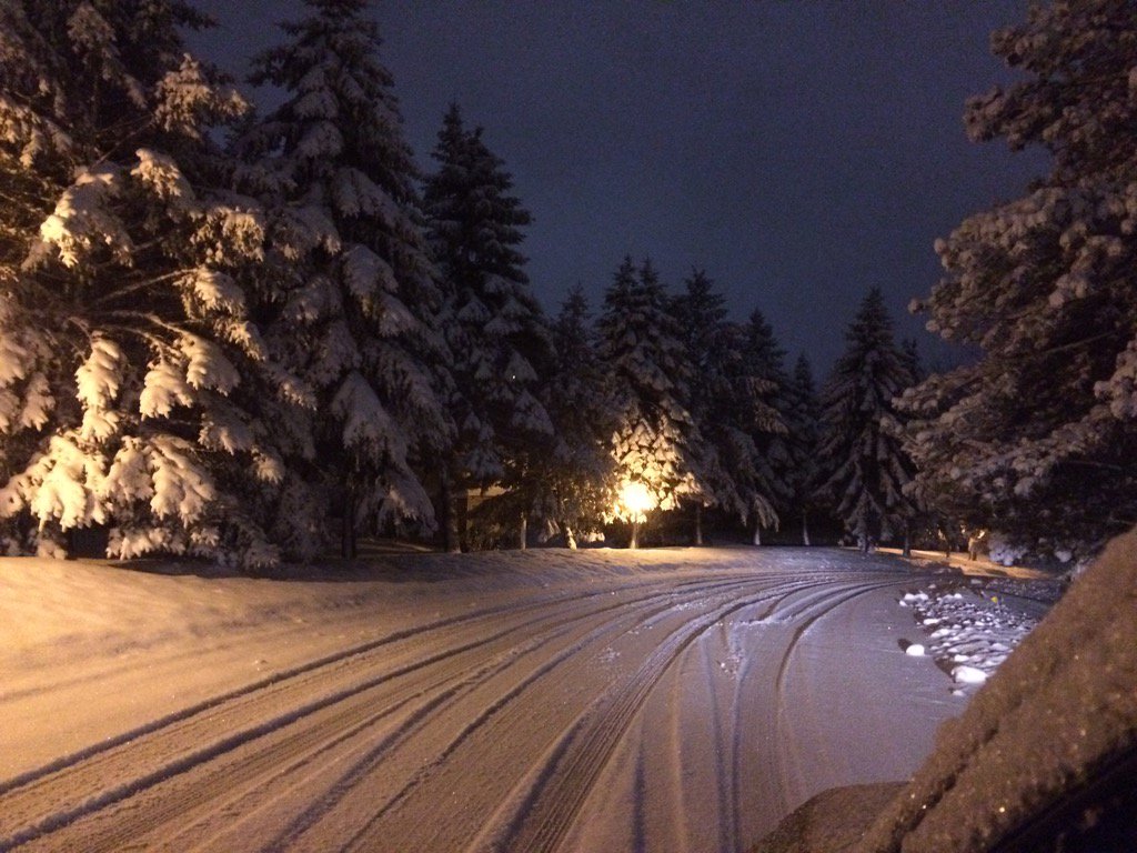 Just had to pull over and get a shot of this gorgeous scene. If you can't beat winter, enjoy its beauty 👌❄️ <a href="/FOX17/">FOX 17</a>