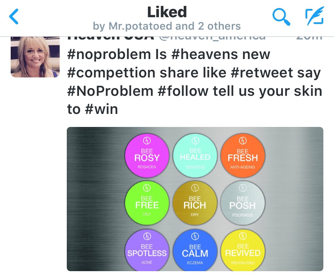 heavenskincare's tweet photo. How to win! Lesson #follow #like have to put #noproblem and skin you think you have . On separate tweets. Good luck! https://t.co/zeMr8y9WiJ