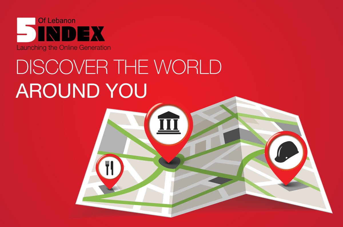 5indexlebanon's tweet image. 5index Discover The World Around You #5index #gisguide #5indexlebanon #data #geomaping #businessdirectory #services