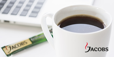 Got a long day ahead at the office? Don't forget to pack your Jacobs Sticks!