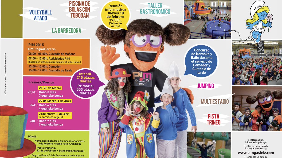 dxtmarias's tweet image. ¿Todavía no has apuntado a tu hijo a la 3ª edición del PIM? ¡Últimos días! #PIM16