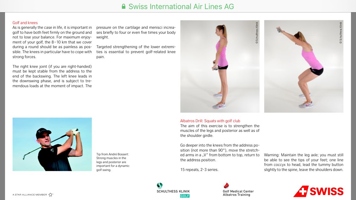 BossyGolf's tweet photo. Check out the #Golffitness tips on @FlySWISS @MilesandMore @Schulthessklini @GolfMedicalCenter #AlbatrosTraining https://t.co/cM0xyTFyPa