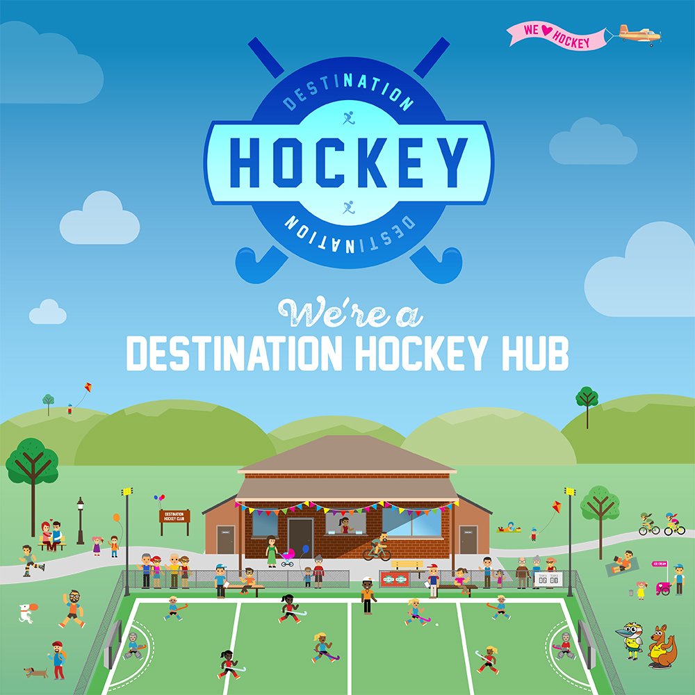 HockeyAustralia's tweet photo. If this is your club, sign up to #DestinationHockey (it's free) and grab yourself a $100 promo pack to get going. https://t.co/DQmmY0WwCu
