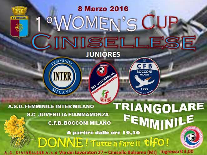 AcCinisellese's tweet photo. Vi aspettiamo #calcio #cinisellese #calciofemminile https://t.co/X6kAL0ecd4