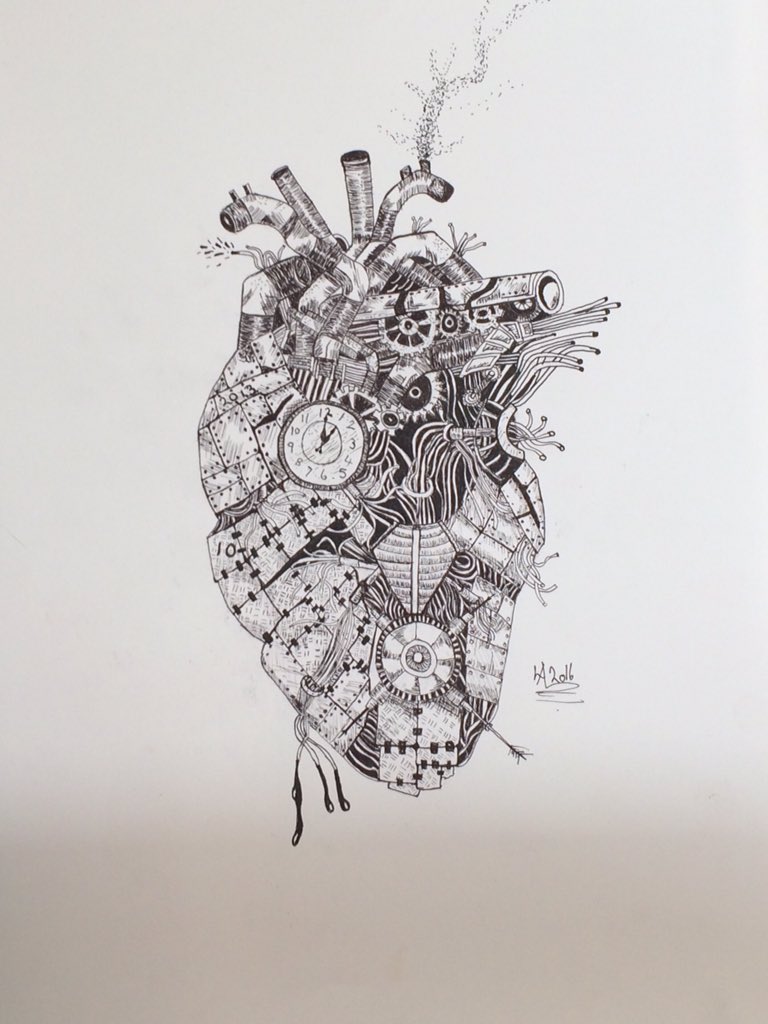 New pen drawing using micron 0.05 pen