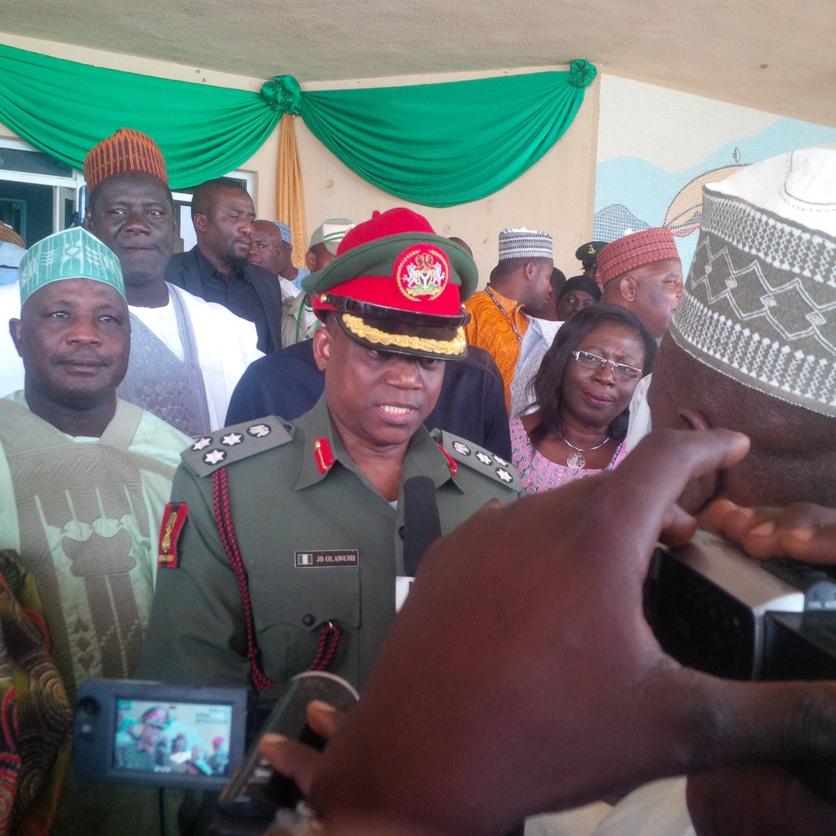 nysc_ng's tweet photo. #PreOrientationWsp16A: DG is addressing d press after d opening ceremony. His speech was filled with power &amp; quality https://t.co/iQxbBcu3Tj