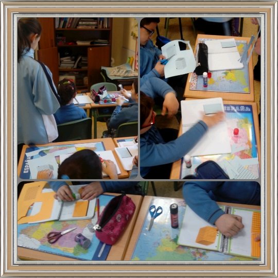 profe_rosa's tweet photo. Hoy 1ESO explica números decimales a 3Primaria #claseshermanas #matesmanipulativas @SagradoCMadrid https://t.co/wHLmp2OnhY