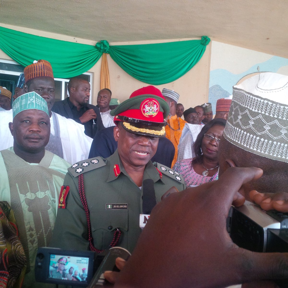 nysc_ng's tweet photo. #PreOrientationWsp16A: DG is addressing d press after d opening ceremony. His speech was filled with power &amp; quality https://t.co/iQxbBcu3Tj
