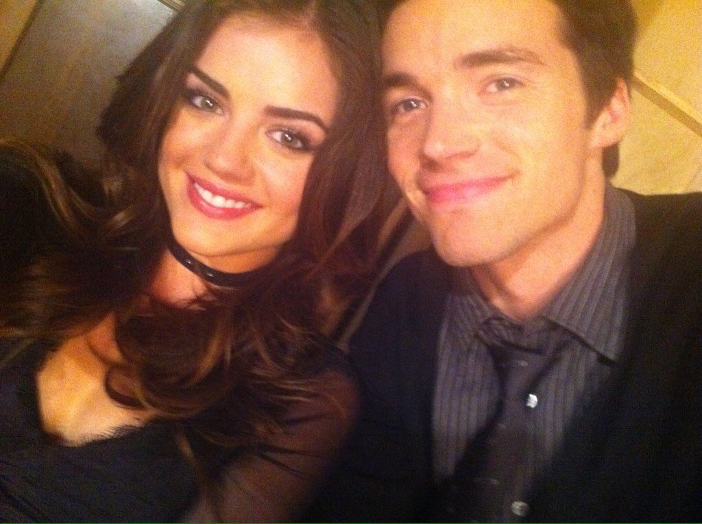alice_badile's tweet photo. Good morning with these two🙈❤️ #EZRIAisEndgame #pll6B @lucyhale @IANMHARDING https://t.co/tme590COqR