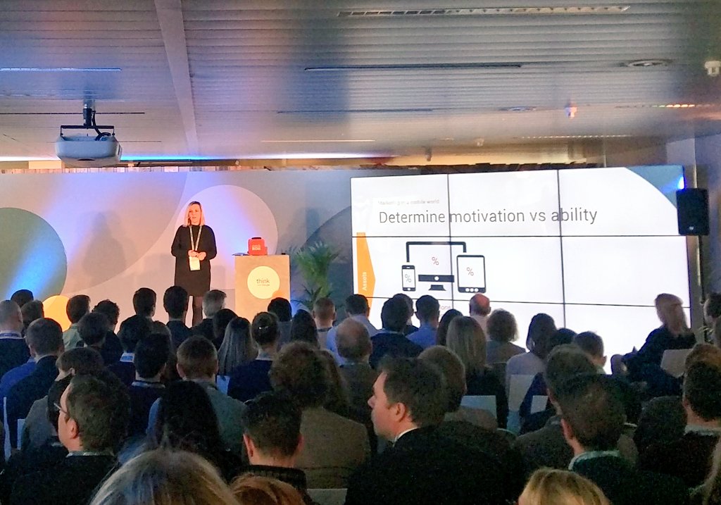 Gelaude's tweet photo. How to max the Mobile opportunity #itsamobileworld Olivia Harvey on stage! #thinkbe2016 #beinspired https://t.co/c5GWVmHenB