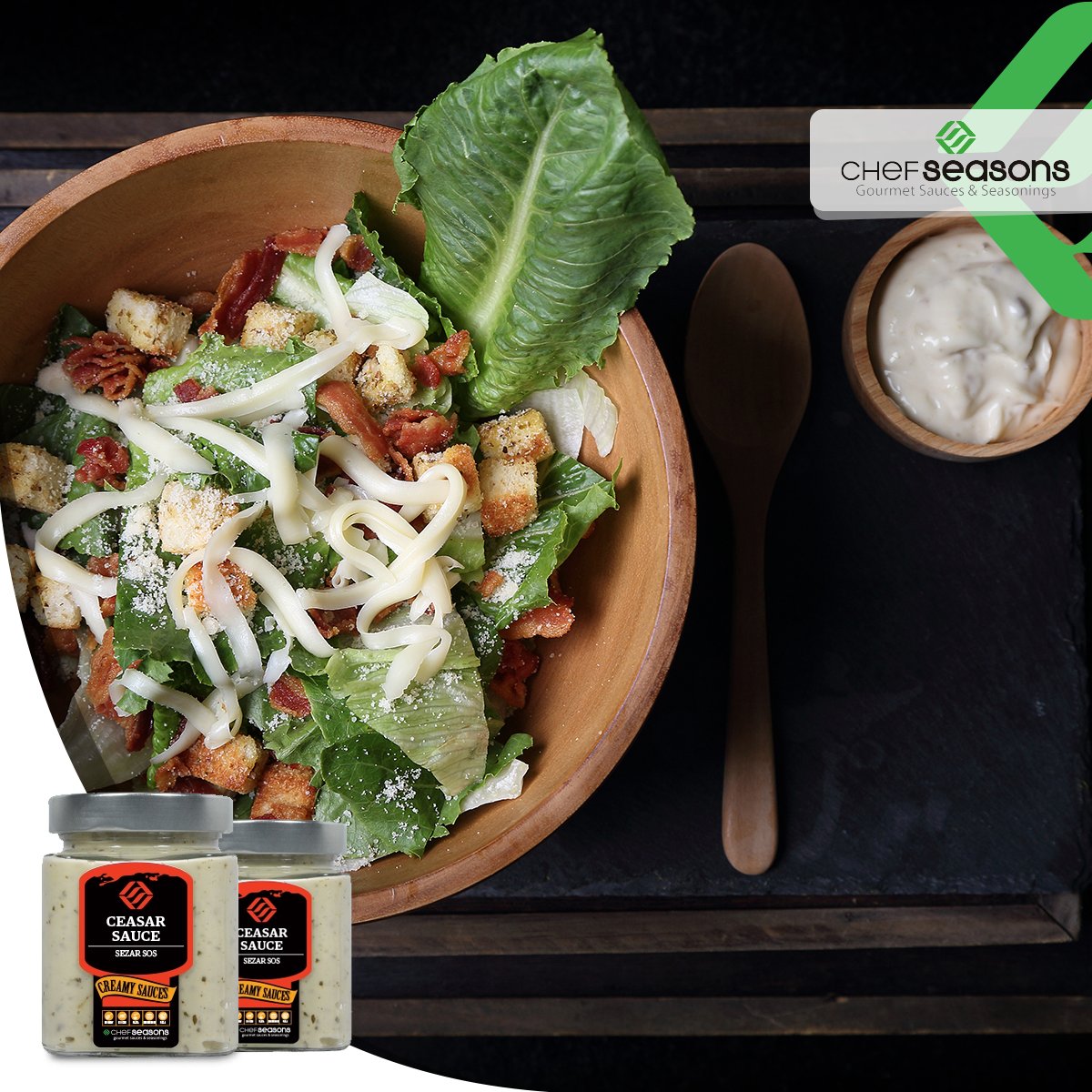 Sezar'ın hakkı Sezar'a.✋ Sezar'ın sosu Chef Seasons'a...✨👌