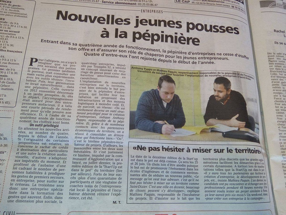ECE_StDizier's tweet photo. Merci au @JHMSaintDizier pour ce bel article sur l'@ECE_StDizier et l'annonce de la prochaine @SUDLP_concours. https://t.co/IHgb75HrZL